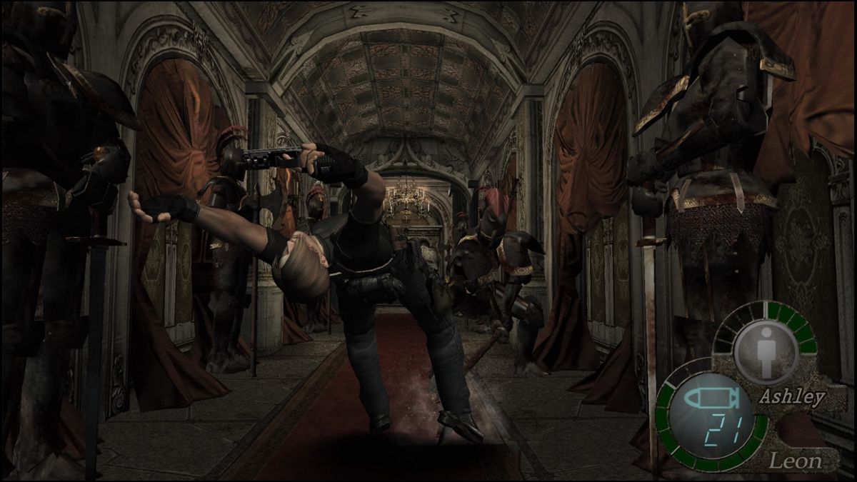 Resident Evil 4 (PlayStation 4) screenshot: RE4 is the first Resident Evil game to introduce quick-time events... and there's lots of them