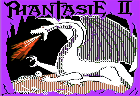 Phantasie II (Apple II) screenshot: Title Screen
