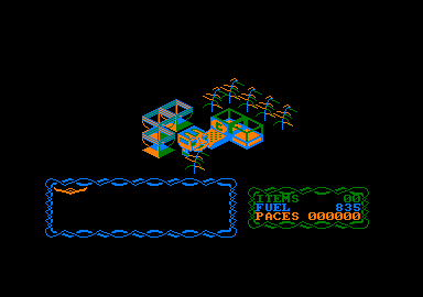 Cylu (Amstrad CPC) screenshot: Starting out