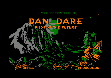 Dan Dare: Pilot of the Future (Amstrad CPC) screenshot: Loading screen