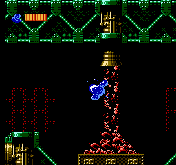 Captain Planet and the Planeteers (NES) screenshot: Avoid toxic waste by turning into water in level 3-2