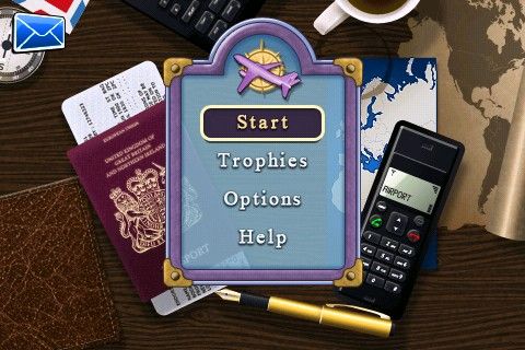 Little Shop: World Traveler (iPhone) screenshot: Main menu