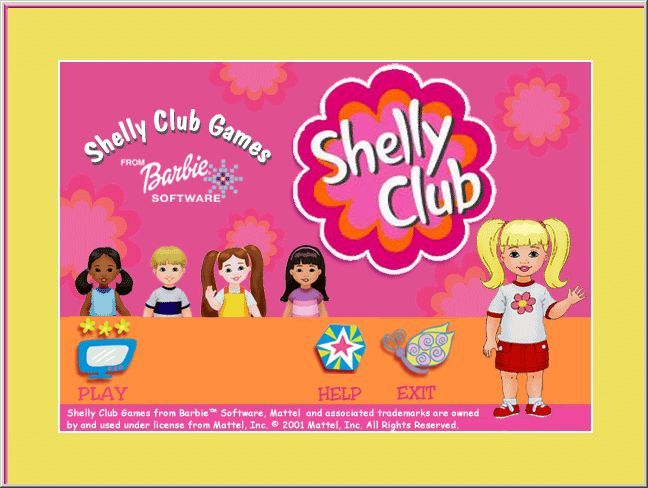 Shelly Club (Windows) screenshot: The title screen.