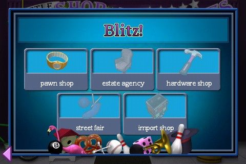Little Shop of Treasures (iPhone) screenshot: Blitz Mode unlocks