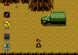 Rambo III (Genesis) screenshot: Desert area