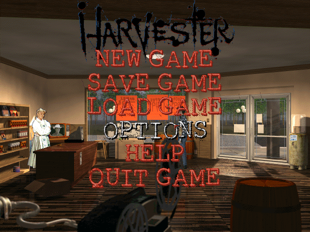 Harvester (Windows) screenshot: Pause menu