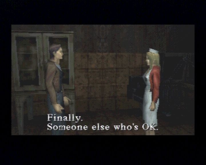 Silent Hill (PlayStation) screenshot: Yes, there won't be too much of the characters to talk to, only monsters.