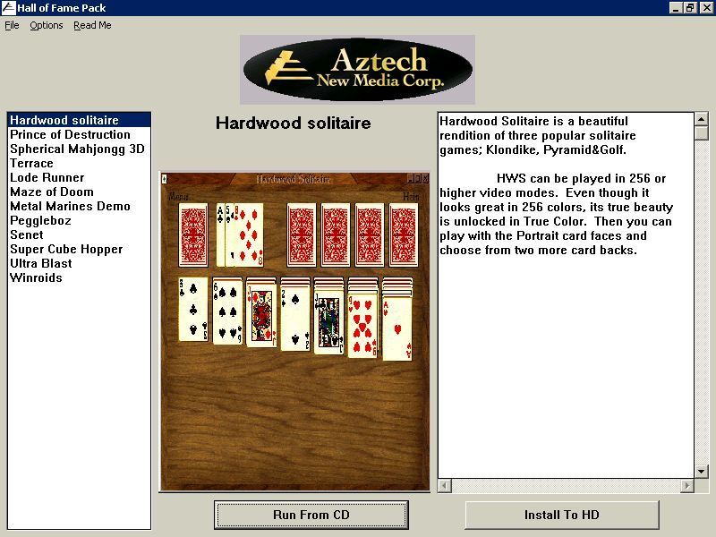Hall of Fame Game Cube (Windows) screenshot: The Hi Octane games