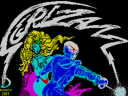 Sgrizam (ZX Spectrum) screenshot: This screen displays as the game loads