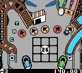 3-D Ultra Pinball: Thrillride (Game Boy Color) screenshot: So many choices.