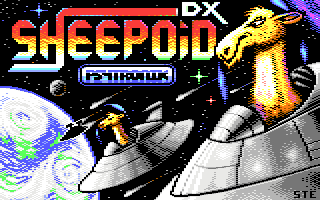 Sheepoid DX plus Woolly Jumper (Commodore 64) screenshot: Sheepoid DX loading screen
