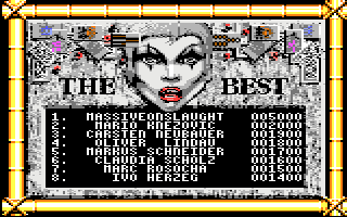 Turn It II (Commodore 64) screenshot: Hi scores
