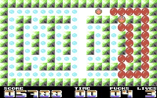 Super Nibbly (Commodore 64) screenshot: Level 4