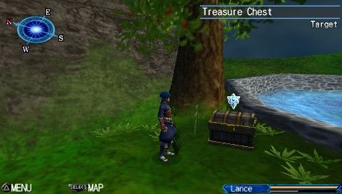 Blade Dancer: Lineage of Light (PSP) screenshot: Treasure chest - typical for RPGs