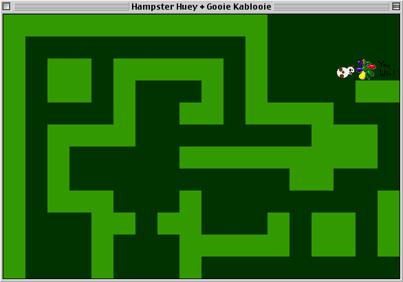 Hampster Huey, and the Gooie Kablooie! (Macintosh) screenshot: How climactic.