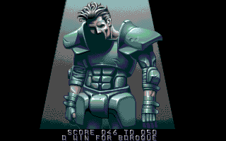 Speedball 2: Brutal Deluxe (DOS) screenshot: Lost the match
