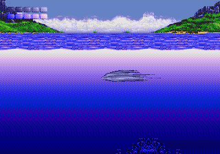 Ecco the Dolphin (SEGA CD) screenshot: Use your turbo to get faster and beat enemies.