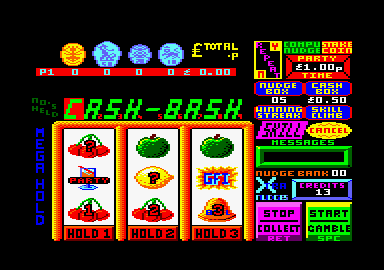 Fruit Machine Simulator (Amstrad CPC) screenshot: ..and...I didn't win anything this time