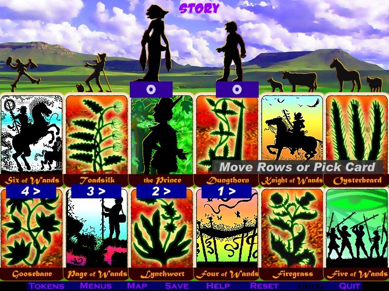 The Fool and His Money (Windows) screenshot: Yet another game of tarots