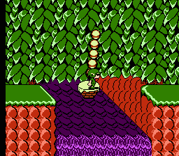 The Trolls in Crazyland (NES) screenshot: Vines?