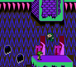 The Trolls in Crazyland (NES) screenshot: Dracula!