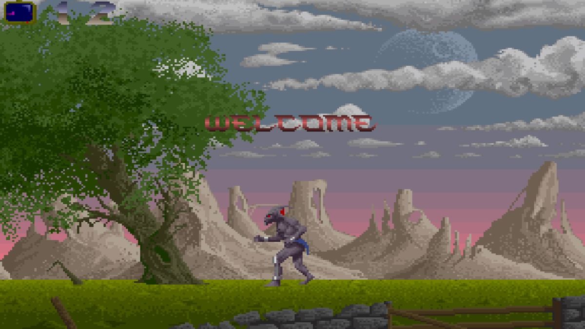 Shadow of the Beast (PlayStation 4) screenshot: Shadow of the Beast (Amiga) - Starting the game in full screen mode