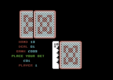 Pub Games (Commodore 64) screenshot: Choose your bet.