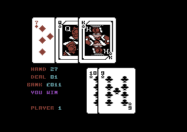Pub Games (Commodore 64) screenshot: You win!