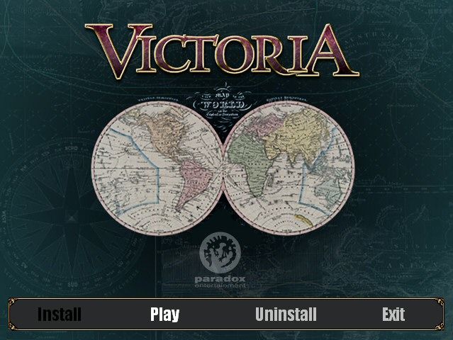 Victoria: An Empire Under the Sun (Windows) screenshot: Install screen