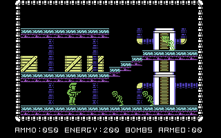 Deviants (Commodore 64) screenshot: Shoot the Deviants