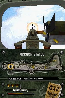 B-17: Fortress in the Sky (Nintendo DS) screenshot: Fire at will!