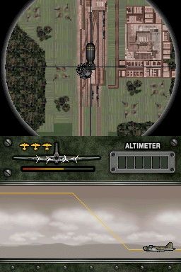 B-17: Fortress in the Sky (Nintendo DS) screenshot: Bombs away!