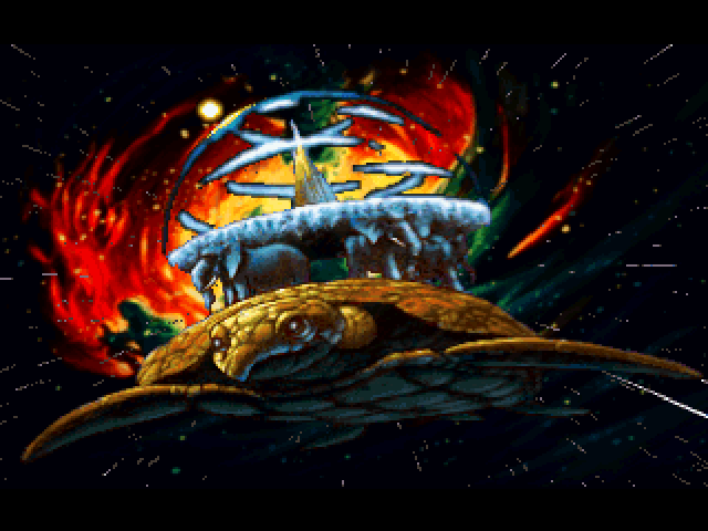 Discworld (PlayStation) screenshot: The Discworld (Intro sequence)