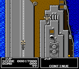 Twin Eagle (NES) screenshot: Incoming enemy aircraft!