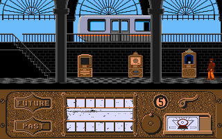 Theme Park Mystery (DOS) screenshot: At the start