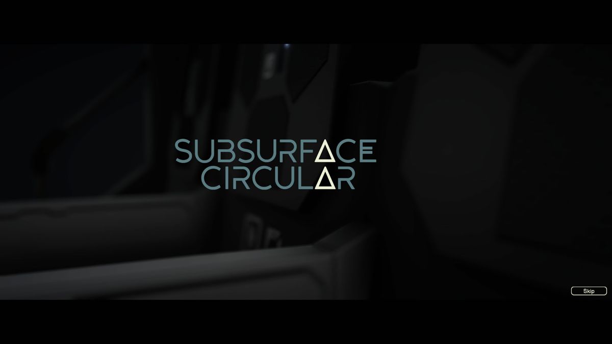 Subsurface Circular (Windows) screenshot: Title screen