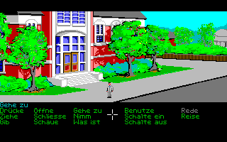 Indiana Jones and the Last Crusade: The Graphic Adventure (CDTV) screenshot: The CDTV version was only released in Germany and is essentially the same game as the Amiga floppy version just on CD.