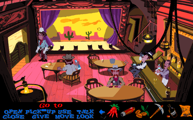 3 Skulls of the Toltecs (DOS) screenshot: The bar