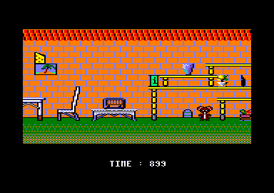 Tom & Jerry (Amstrad CPC) screenshot: Starting location