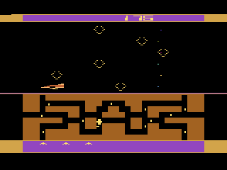 Flash Gordon (Atari 2600) screenshot: The spider warriors are hatching