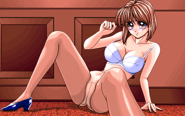 Ace of Spades (PC-98) screenshot: It all begins in a deceptively innocent way