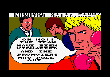 Roy of the Rovers (Amstrad CPC) screenshot: Oh No!