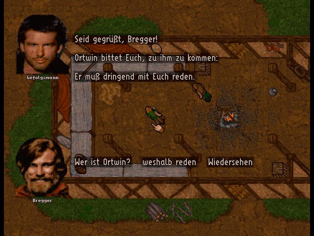 Teudogar and the Alliance with Rome (Windows) screenshot: The dialogue screen