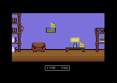 Tom & Jerry (Commodore 64) screenshot: Starting location
