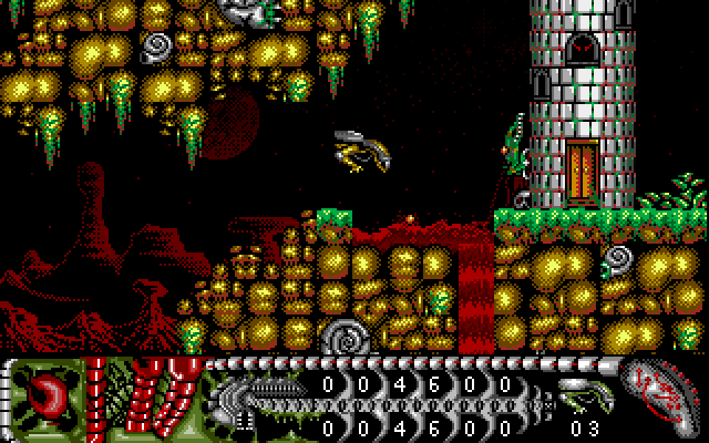Alien World (Amiga) screenshot: Level 2 screen
