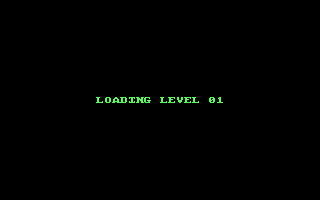 Sky Cat (DOS) screenshot: Loading the level 01