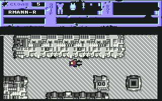 The Paranoia Complex (Commodore 64) screenshot: Captured