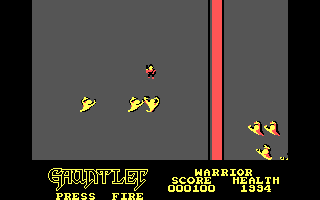 Screenshot of Gauntlet (DOS, 1985) - MobyGames