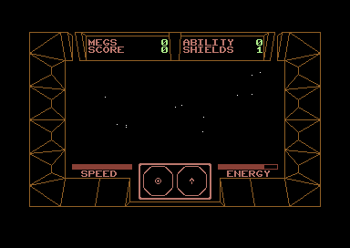 Wanderer (Commodore 64) screenshot: Looking for aliens.