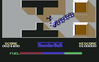 Screenshot of Thunderbolt (Commodore 64, 1987) - MobyGames